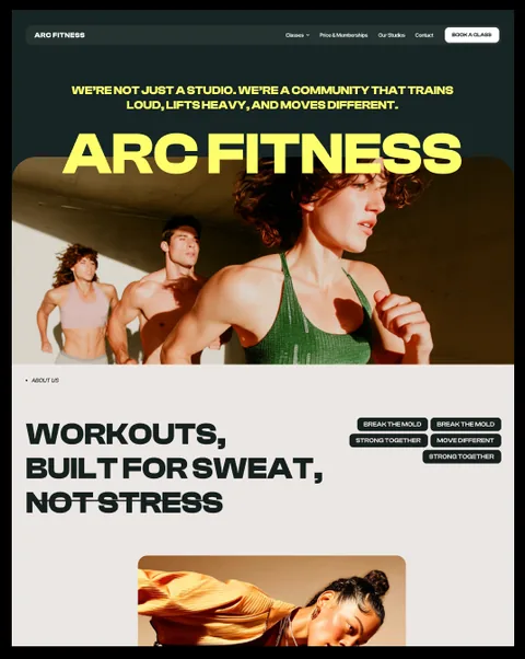 Fitness studio